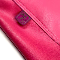 MIBA LEATHER SLOUCH BAG / Sorbet Pink Leather