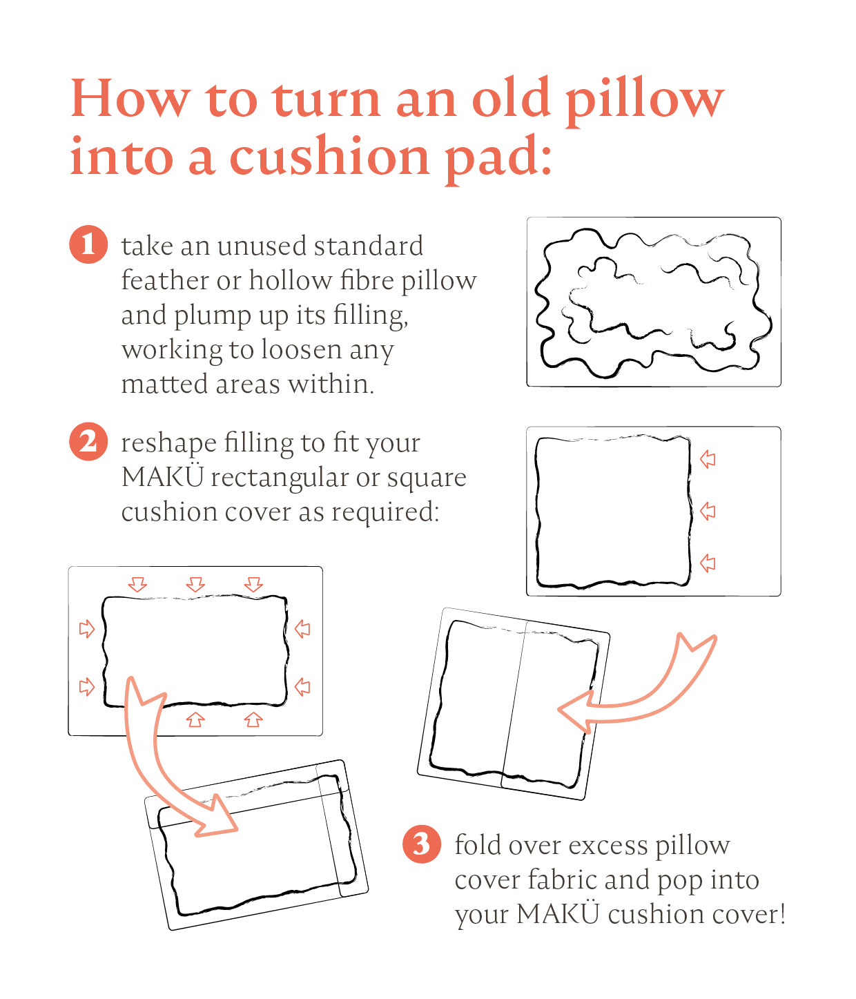 TRIANGLE CUSHION COVER / SQUARE H