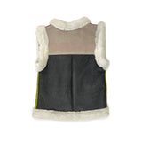 STEPPE kids' gilet M / Berry, Green + Pink