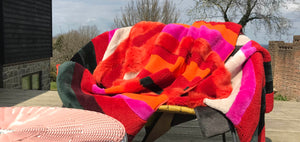 Beautiful sheepskin rugs and throws are perfect for outdoors too – camping, evening events and picnics