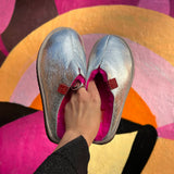 POLIN FIT LUNA + PINK NEON / Sheepskin slippers