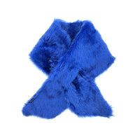 FIFI Blue Toscana Sheepskin Scarf / Collar