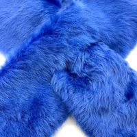 FIFI Blue Toscana Sheepskin Scarf / Long