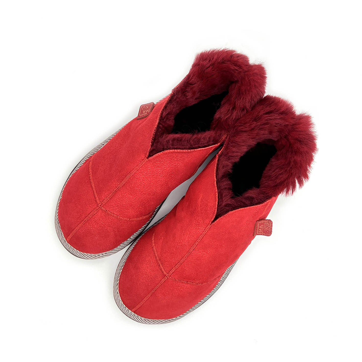 MERDANA RUBY GLAM NEW / Sheepskin slippers