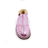 MERDANA METALLIC CANDYFLOSS + NATURAL / Limited edition slippers