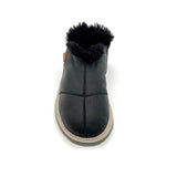 MERDANA BLACK LEATHER / Limited edition slippers