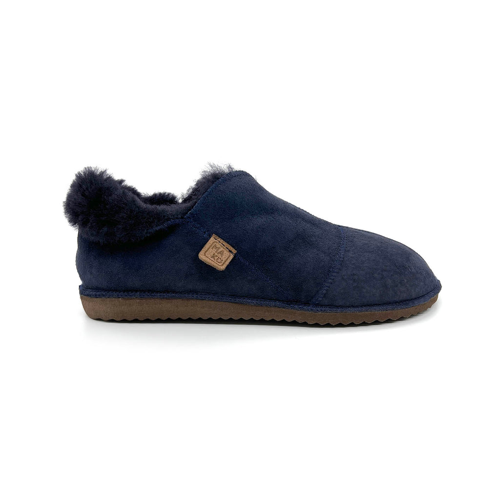 MERDANA NAVY / Sheepskin slippers