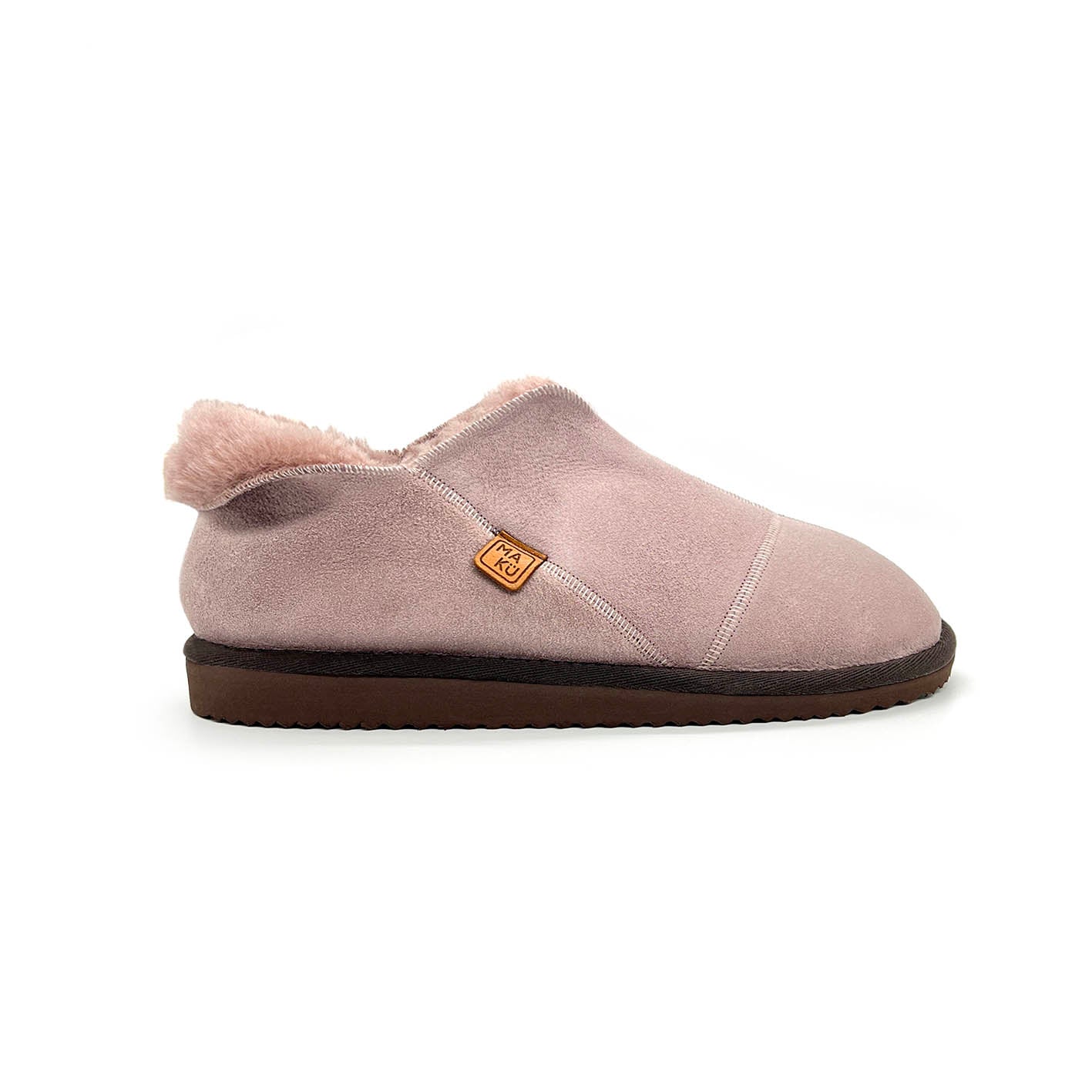 MERDANA DUSKY PINK / Sheepskin slippers