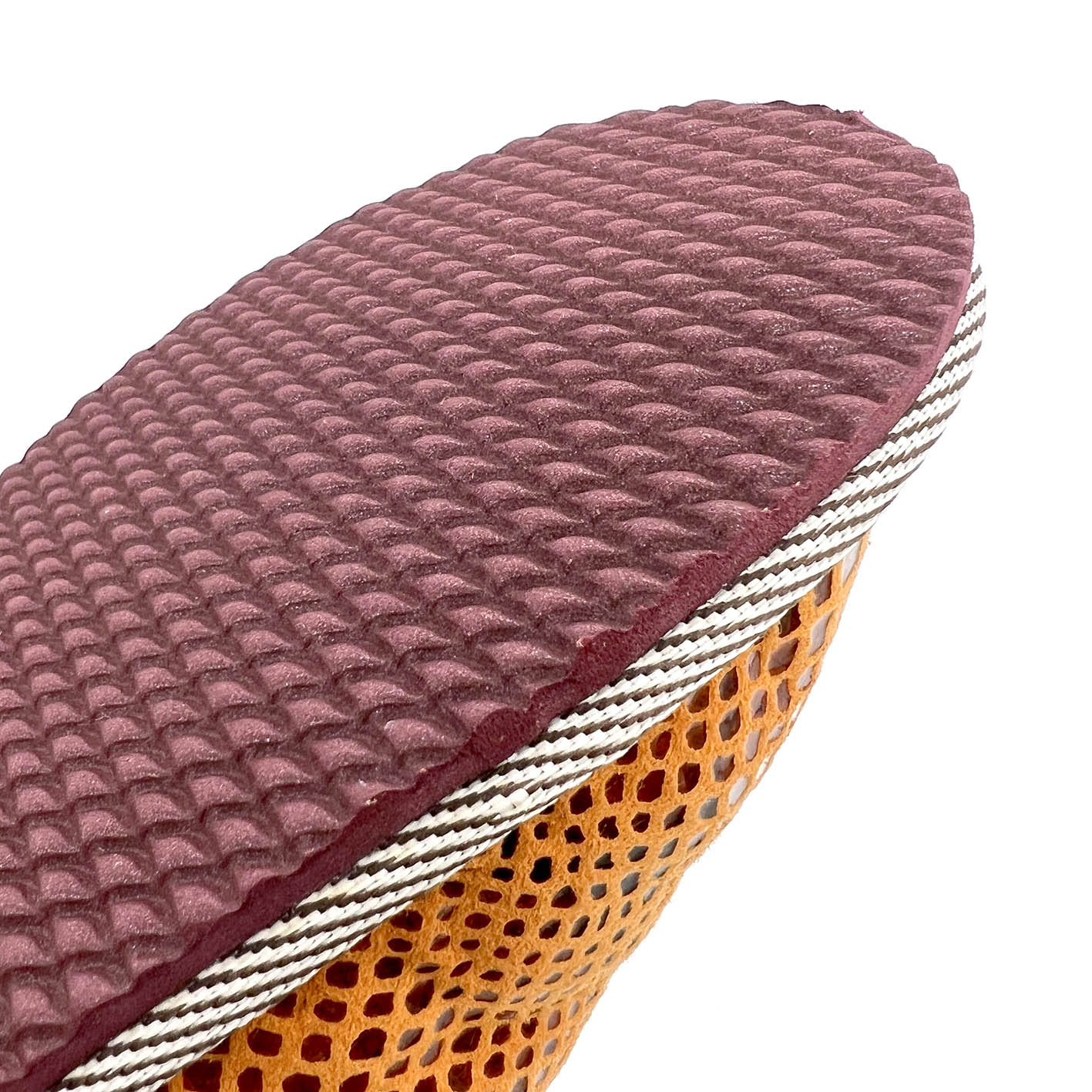 PATIQ SNAKE PRINT ORANGE / Sheepskin slippers