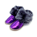 PATIQ BRAZILIAN PURPLE DUOTONE / Sheepskin slippers