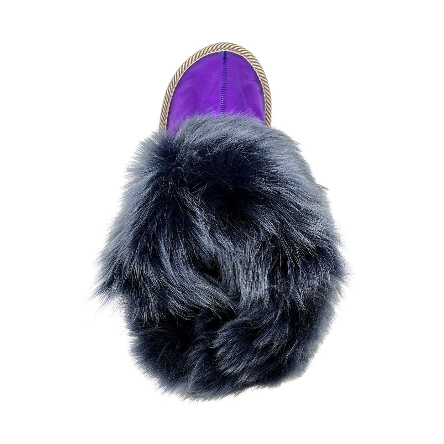 PATIQ BRAZILIAN PURPLE DUOTONE / Sheepskin slippers
