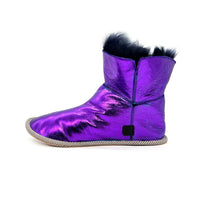PATIQ BRAZILIAN PURPLE DUOTONE / Sheepskin slippers