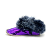 PATIQ BRAZILIAN PURPLE DUOTONE / Sheepskin slippers