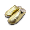 POLIN PALE GOLD / Sheepskin slippers