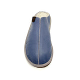 POLIN STORM BLUE LEATHER / Limited edition slippers