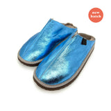 POLIN METALLIC SKYLARK / Sheepskin slippers