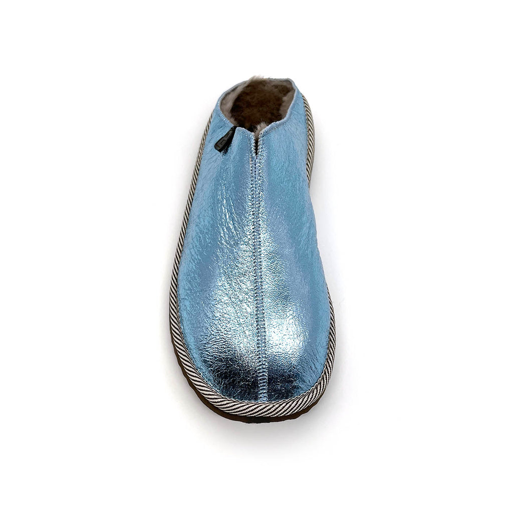 POLIN METALLIC SKYLARK / Sheepskin slippers