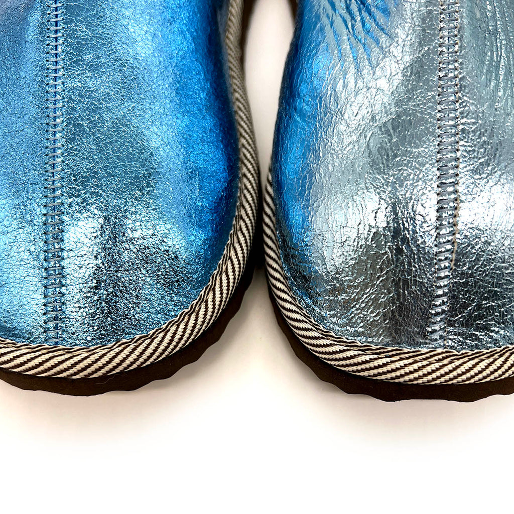 POLIN METALLIC SKYLARK / Sheepskin slippers