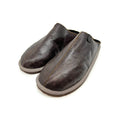 POLIN DARK SATCHEL / Sheepskin slippers