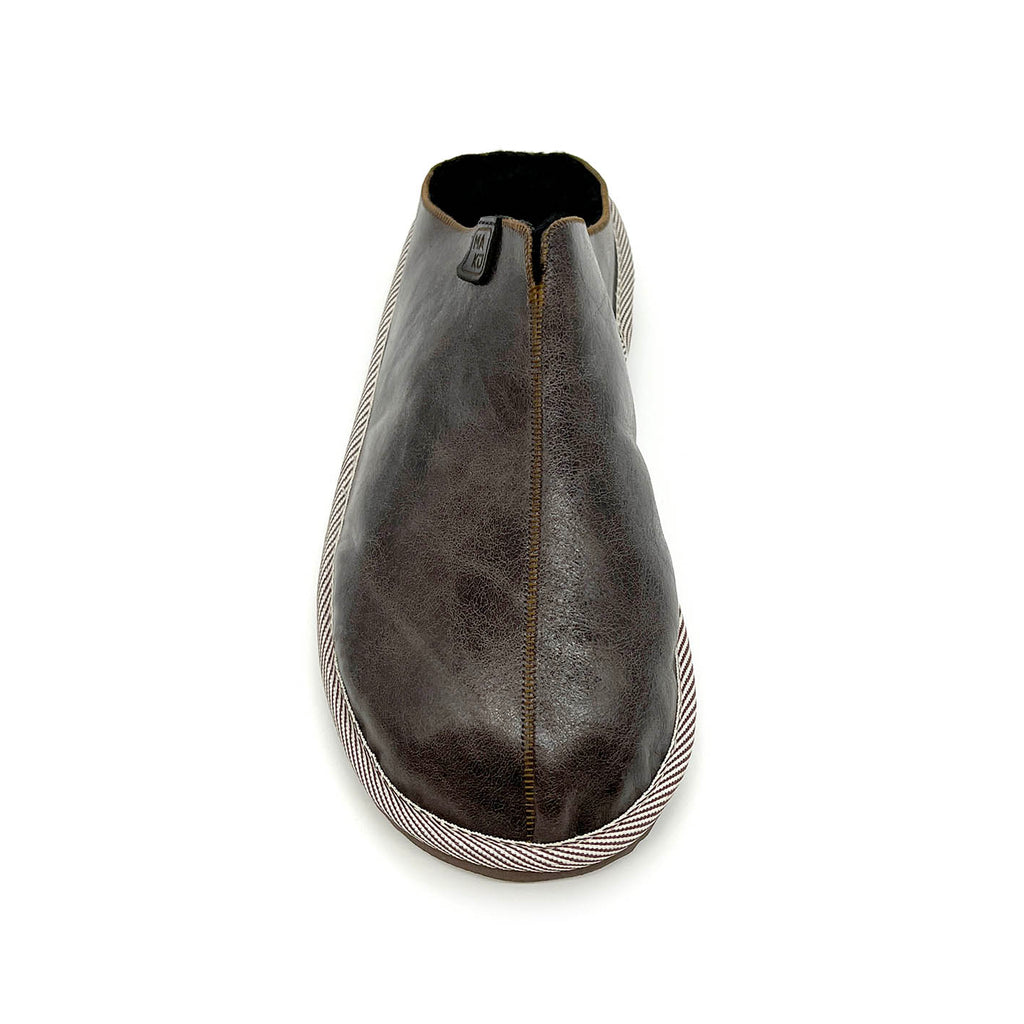 POLIN DARK SATCHEL / Sheepskin slippers