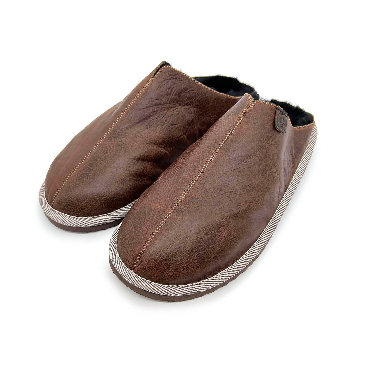 POLIN MID SATCHEL / Sheepskin slippers