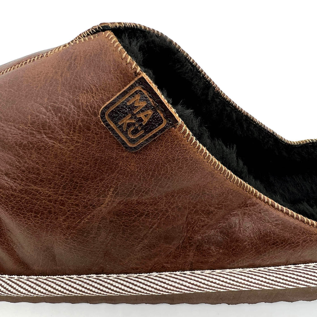 POLIN MID SATCHEL / Sheepskin slippers