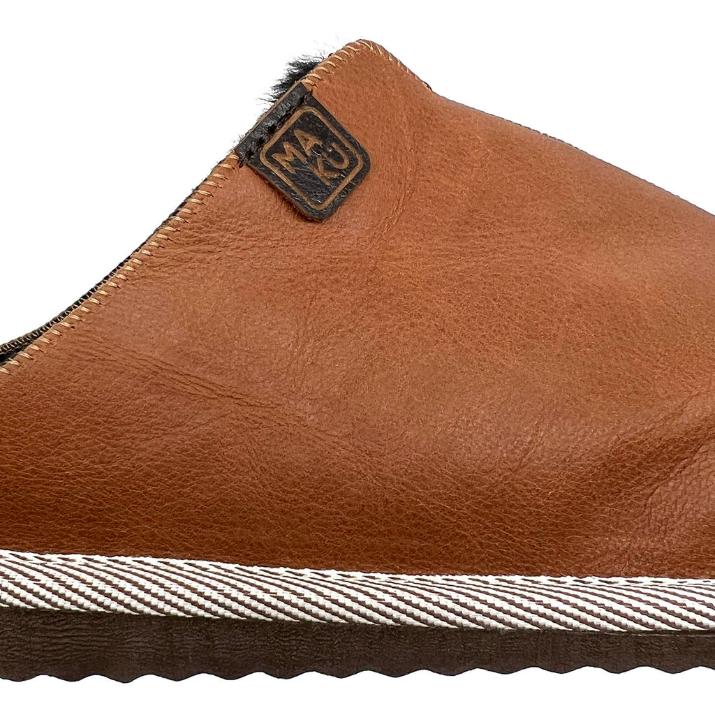 POLIN RED SATCHEL / Sheepskin slippers