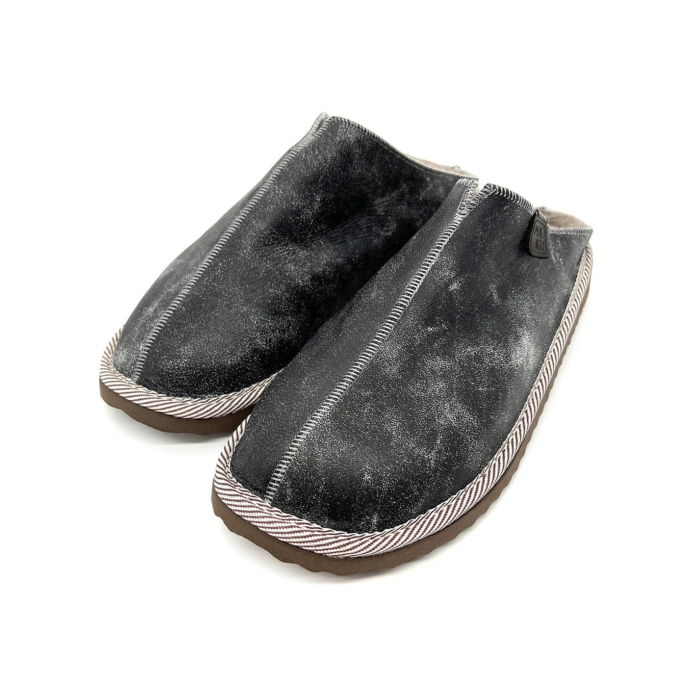 POLIN DARK PEBBLE / Limited edition slippers