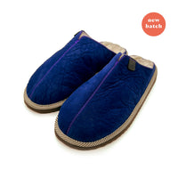 POLIN NAVY NUBUCK / Limited edition slippers