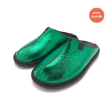 POLIN FIT EMERALD / Sheepskin slippers