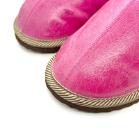 POLIN BUBBLEGUM LEATHER / Sheepskin slippers