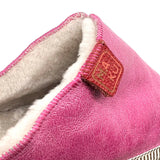 POLIN BUBBLEGUM LEATHER / Sheepskin slippers