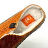 POLIN SNAKE PRINT ORANGE / Limited edition slippers