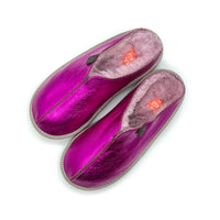 POLIN POWER PINK / Sheepskin slippers