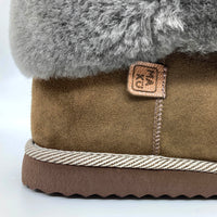 ZENNA BROWN + GREY / Limited edition slippers