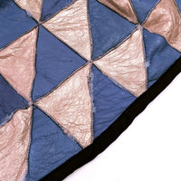 TRIANGLE Wonky Throw / Powder Pink + Sky Blue