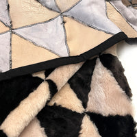 TRIANGLE Wonky Throw / Pale Stone + Cocoa