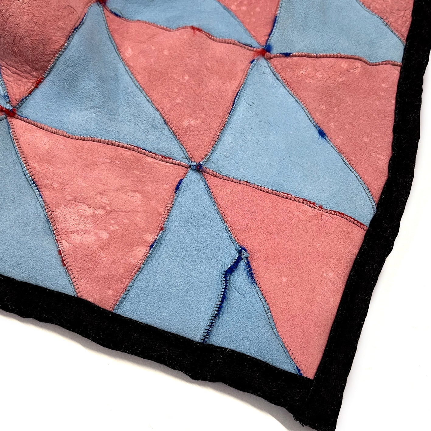 TRIANGLE Wonky Throw / Cherry + Klein Blue