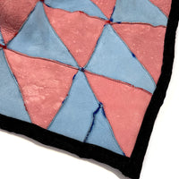 TRIANGLE Wonky Throw / Cherry + Klein Blue