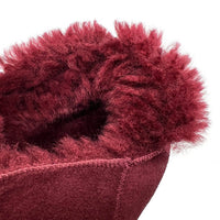 MERDANA BORDEAUX / Sheepskin slippers