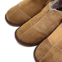 MERDANA COFFEE SUEDE / Sheepskin slippers