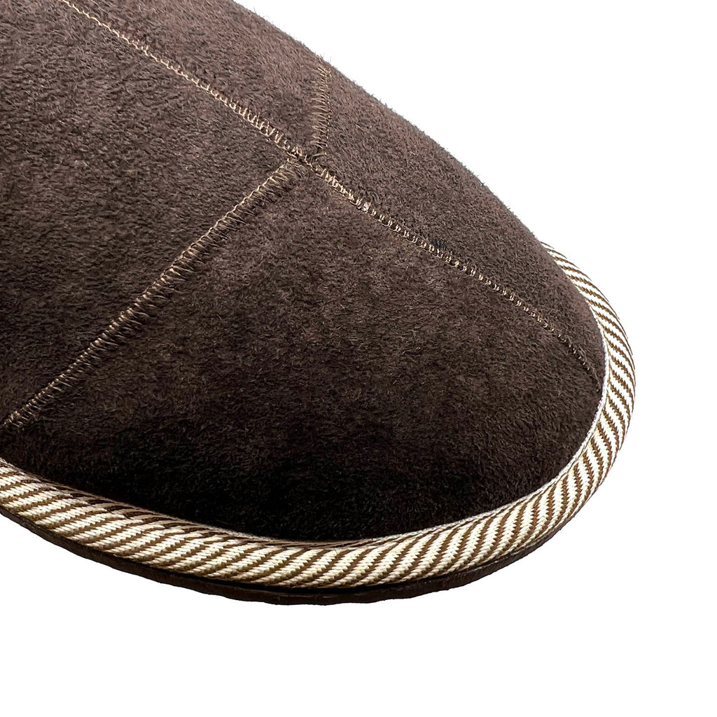 MERDANA DARK CHOCOLATE / Sheepskin slippers
