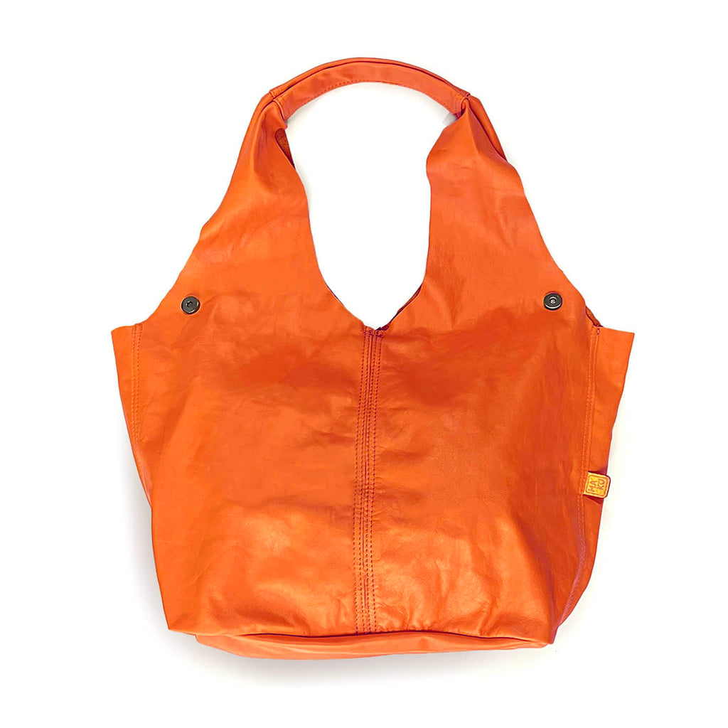 MIBA LEATHER SLOUCH BAG / Sunset Orange