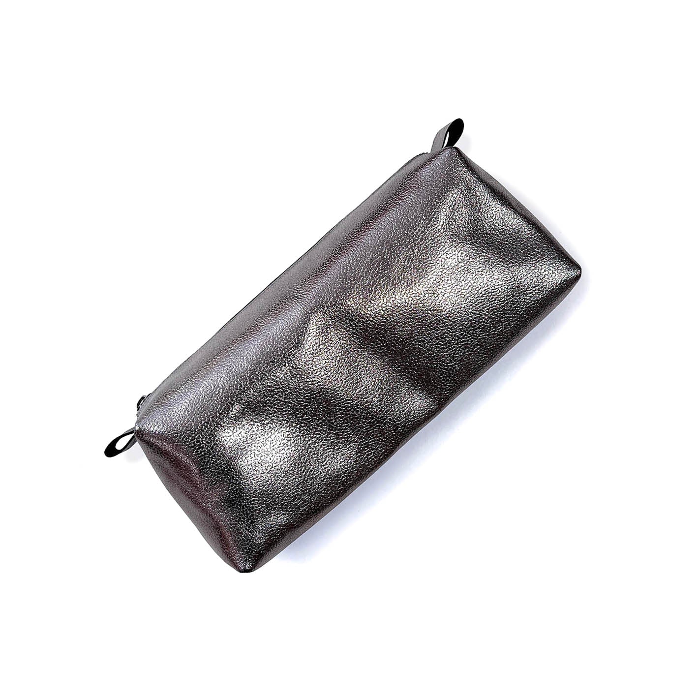 MIBA LEATHER SLOUCH BAG / Pewter Grain
