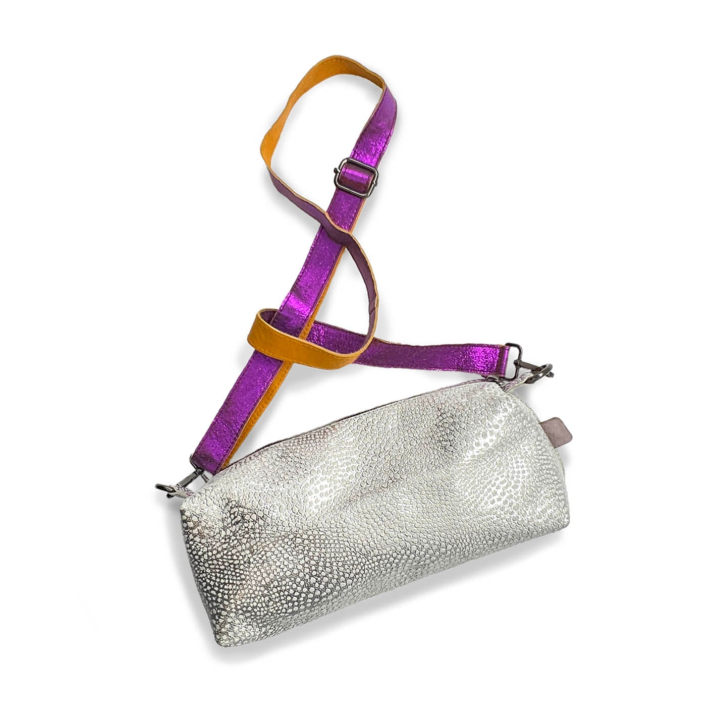 MIBA LEATHER Silver Dragon / Cross-body bag