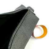 MIBA LEATHER Silver Grid / Cross-Body Bag