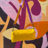 MIBA LEATHER Warm Yellow Grain / Cross-Body Bag