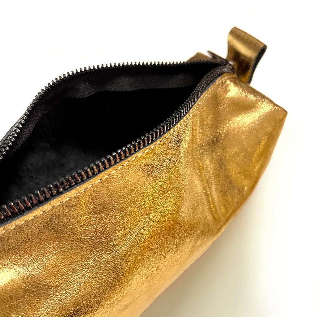 MIBA LEATHER Gold Leaf / Cross-Body Bag