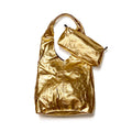MIBA LEATHER SLOUCH BAG / Gold Leaf