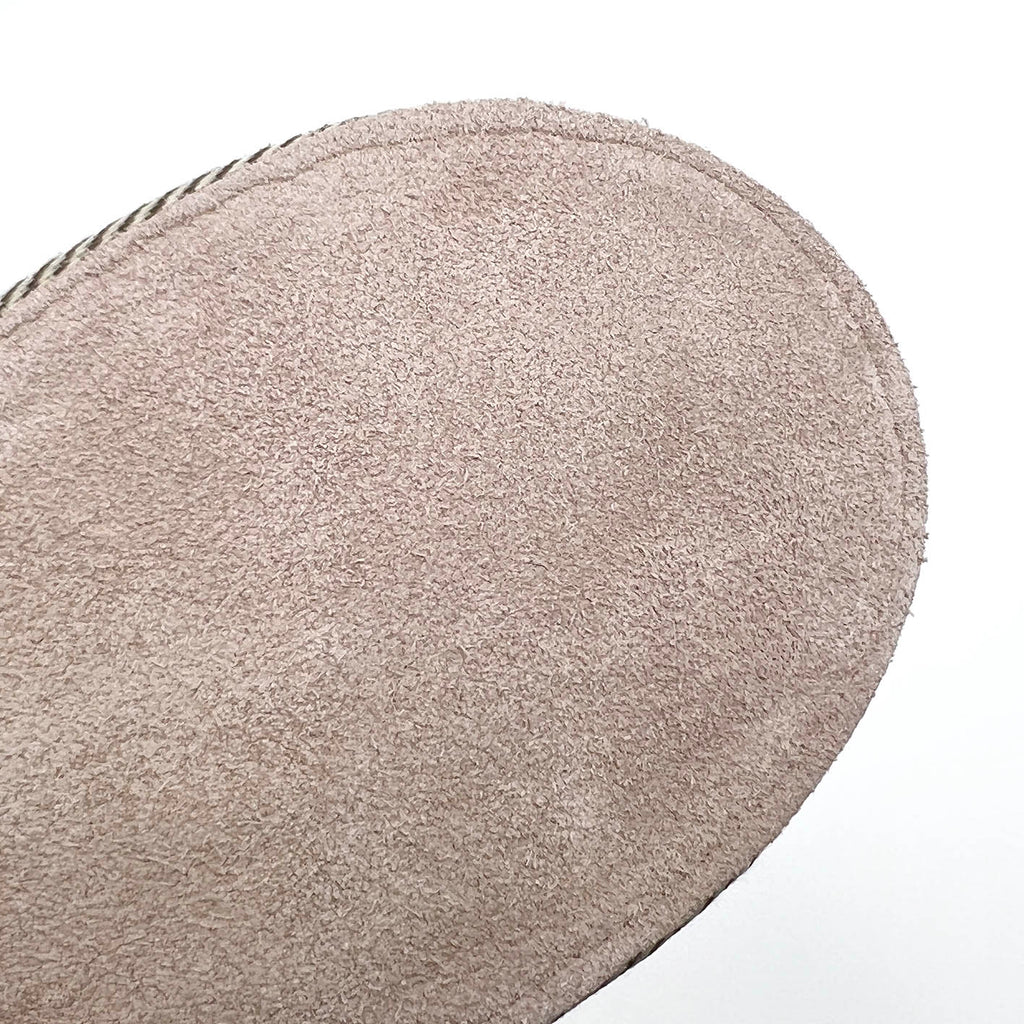 PATIQ CRIMSON GLITTER / Sheepskin slippers